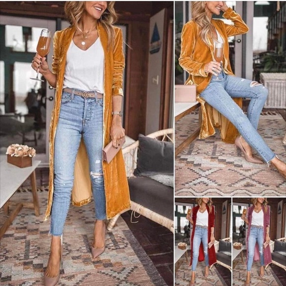 Velvet Duster Mustard - Picture 1 of 4